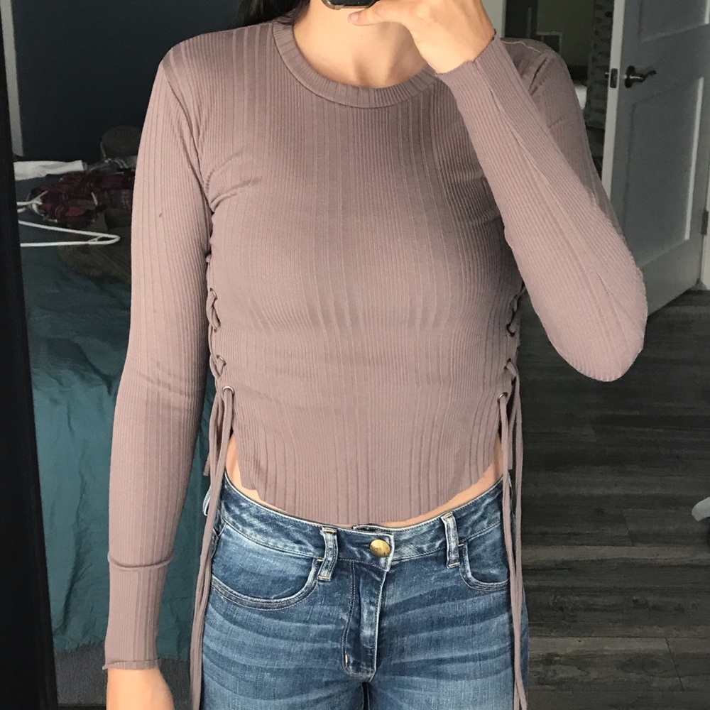 Long Sleeve Crop Top